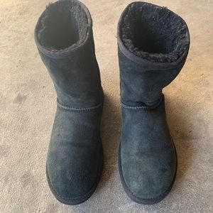 UGG WOMEN'S CLASSIC SHORT Boots (Black)